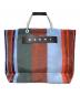 MARNI（マルニ）の古着「MARKET STRIPE BAG」｜ブルー×オレンジ