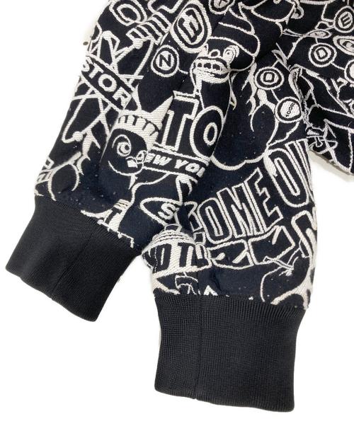 KENZO（ケンゾー）KENZO (ケンゾー) 総柄ボンバージャケット ブラック サイズ:Mの古着・服飾アイテム