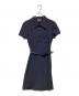 FENDI JEANS（フェンディ ジーンズ）の古着「半袖ポロシャツワンピース」｜ネイビー