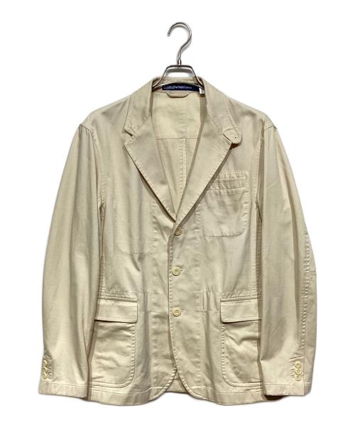 POLO RALPH LAUREN（ポロ・ラルフローレン）POLO RALPH LAUREN (ポロ・ラルフローレン) コットン3Bジャケット ベージュ サイズ:42の古着・服飾アイテム