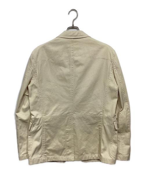 POLO RALPH LAUREN（ポロ・ラルフローレン）POLO RALPH LAUREN (ポロ・ラルフローレン) コットン3Bジャケット ベージュ サイズ:42の古着・服飾アイテム