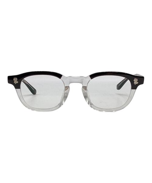 sorry a bootleg program（ソーリー ブートレグ プログラム）sorry a bootleg program (ソーリー ブートレグ プログラム) NOEL 2 サングラス ブラック×クリア サイズ:SIZE 45-24の古着・服飾アイテム