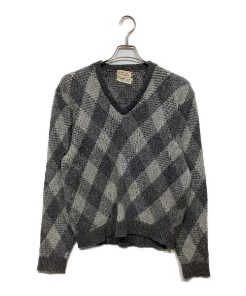 Sears（シアーズ）Sears (シアーズ) 60s モヘヤブレンドニット グレー サイズ:Mの古着・服飾アイテム