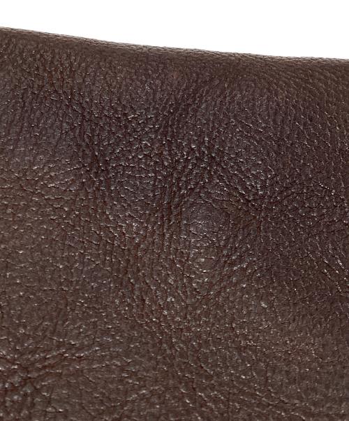 organic（オーガニック）organic (オーガニック) レザー 2つ折り長財布 ブラウンの古着・服飾アイテム