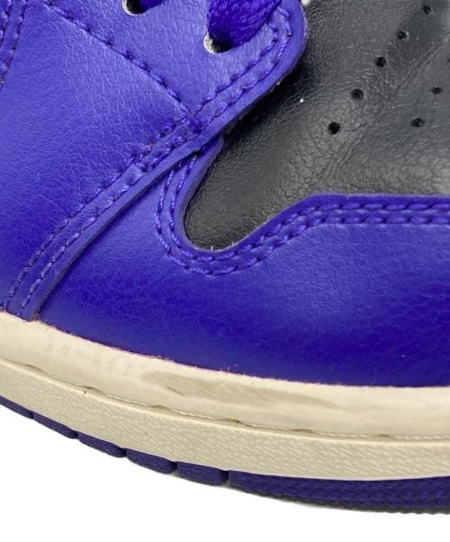 NIKE（ナイキ）NIKE (ナイキ) BQ6472-051　Women's Air Jordan 1 Mid パープル×ブラック サイズ:US7の古着・服飾アイテム