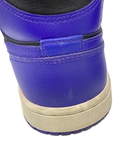 NIKE（ナイキ）NIKE (ナイキ) BQ6472-051　Women's Air Jordan 1 Mid パープル×ブラック サイズ:US7の古着・服飾アイテム