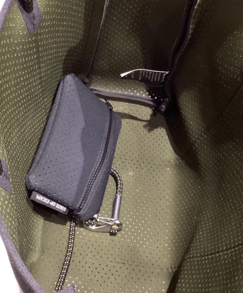 STATE OF ESCAPE（ステイトオブエスケープ）STATE OF ESCAPE (ステイトオブエスケープ) パンチングトートバッグ ブラックの古着・服飾アイテム