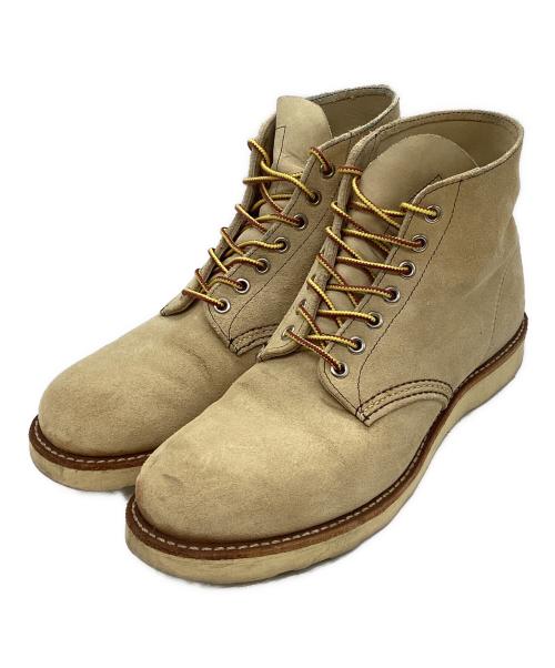 RED WING（レッドウィング）RED WING (レッドウィング) 8167　プレーントゥ アイリッシュセッター スエード ブーツ　8167 ベージュ サイズ:9の古着・服飾アイテム