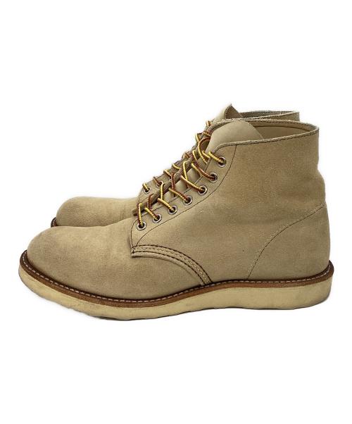 RED WING（レッドウィング）RED WING (レッドウィング) 8167　プレーントゥ アイリッシュセッター スエード ブーツ　8167 ベージュ サイズ:9の古着・服飾アイテム