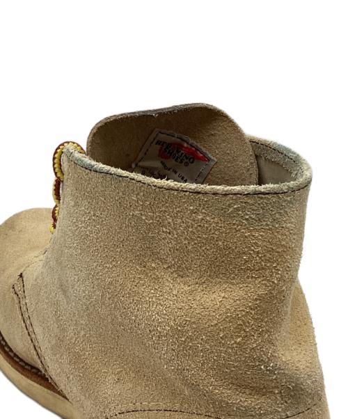RED WING（レッドウィング）RED WING (レッドウィング) 8167　プレーントゥ アイリッシュセッター スエード ブーツ　8167 ベージュ サイズ:9の古着・服飾アイテム