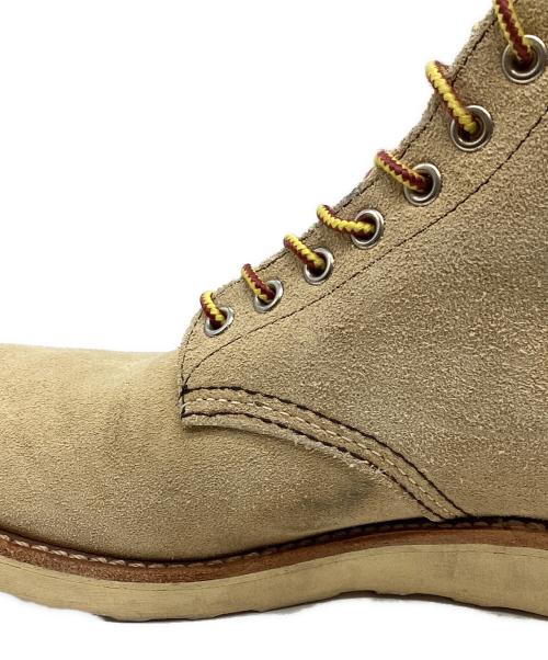 RED WING（レッドウィング）RED WING (レッドウィング) 8167　プレーントゥ アイリッシュセッター スエード ブーツ　8167 ベージュ サイズ:9の古着・服飾アイテム