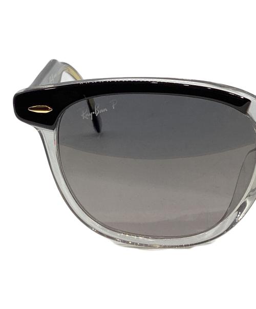 RAY-BAN（レイバン）RAY-BAN (レイバン) RB2298F　HAWKEYE　サングラス ブラック×クリア サイズ:54□21 145の古着・服飾アイテム