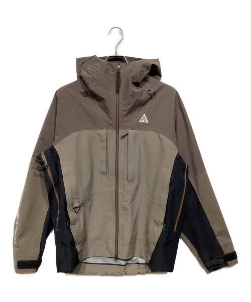 NIKE ACG（ナイキエーシージー）NIKE ACG (ナイキエージーシー) SFADV MSRY RIDGE HOODIE JACKET ブラウン×ブラック サイズ:Mの古着・服飾アイテム