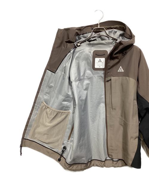 NIKE ACG（ナイキエーシージー）NIKE ACG (ナイキエージーシー) SFADV MSRY RIDGE HOODIE JACKET ブラウン×ブラック サイズ:Mの古着・服飾アイテム