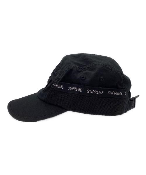 SUPREME（シュプリーム）SUPREME (シュプリーム) Mesh Pocket Camp Cap ブラックの古着・服飾アイテム