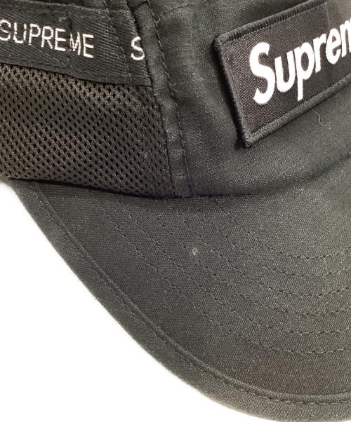 SUPREME（シュプリーム）SUPREME (シュプリーム) Mesh Pocket Camp Cap ブラックの古着・服飾アイテム