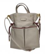 HER SCHEDULEハースケジュール）の古着「2WAYショルダーバッグ」｜ベージュ×ピンク