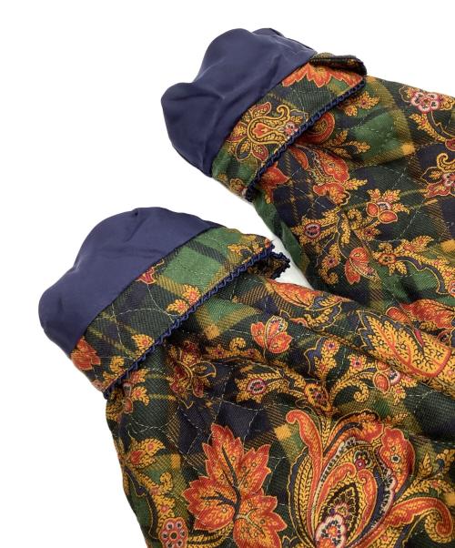 Burberry's（バーバリー）Burberry's (バーバリーズ) キルト総柄ジャケット ベージュ×ネイビー サイズ:9ARの古着・服飾アイテム