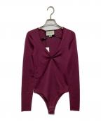 GUCCIグッチ）の古着「ボディスーツ」｜パープル