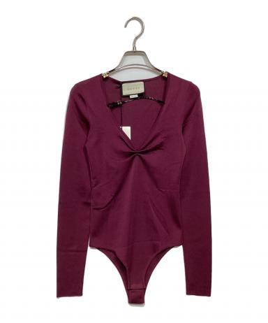 中古・古着通販】GUCCI (グッチ) ボディスーツ パープル サイズ:M