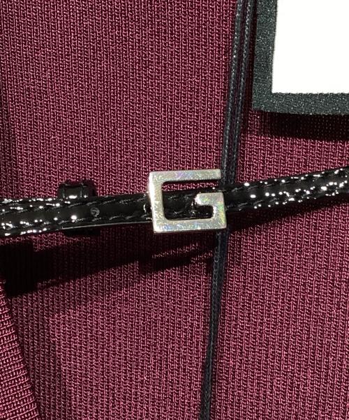 GUCCI（グッチ）GUCCI (グッチ) ボディスーツ パープル サイズ:Mの古着・服飾アイテム