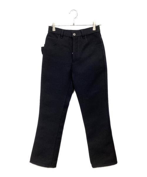 BOTTEGA VENETA（ボッテガベネタ）BOTTEGA VENETA (ボッテガベネタ) 19AW フレアパンツ ブラック サイズ:36の古着・服飾アイテム