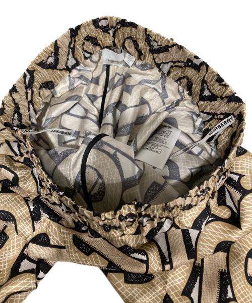 BURBERRY（バーバリー）BURBERRY (バーバリー) TBロゴ ワイドパンツ ベージュ×ホワイト サイズ:UK6の古着・服飾アイテム