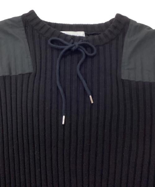 DAIRIKU（ダイリク）DAIRIKU (ダイリク) McCallum Long Military Knit K-12 ブラック サイズ:Fの古着・服飾アイテム