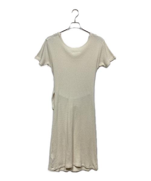 MM6 Maison Margiela（エムエムシックスメゾンマルジェラ）MM6 Maison Margiela (エムエムシックスメゾンマルジェラ) ワッフルワンピース アイボリー サイズ:Sの古着・服飾アイテム