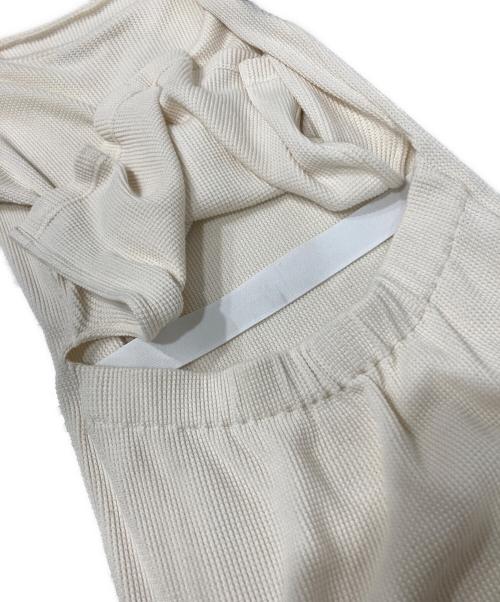 MM6 Maison Margiela（エムエムシックスメゾンマルジェラ）MM6 Maison Margiela (エムエムシックスメゾンマルジェラ) ワッフルワンピース アイボリー サイズ:Sの古着・服飾アイテム