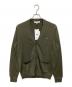 maison kitsune（メゾンキツネ）の古着「ニットカーディガン」｜オリーブ