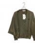 中古・古着 maison kitsune (メゾンキツネ) ニットカーディガン オリーブ サイズ:S 未使用品：15000円