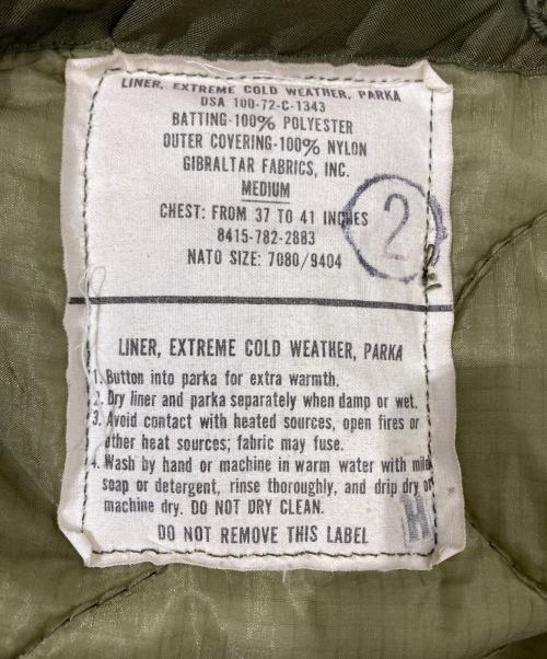 US ARMY（ユーエスアーミー）US ARMY (ユーエスアーミー) M-65フィールドパーカー　8415-00-782-3218 オリーブ サイズ:MEDIUMの古着・服飾アイテム