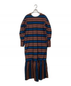 中古・古着通販】POPPY (ポピー) military flare tunic オリーブ