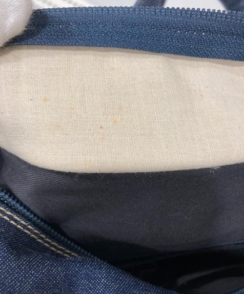 BURBERRY（バーバリー）BURBERRY (バーバリー) 切替トートバッグ　BV450-494 インディゴ×ベージュの古着・服飾アイテム