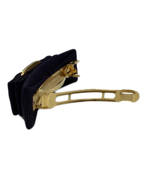 Salvatore Ferragamo（サルヴァトーレ フェラガモ）Salvatore Ferragamo (サルヴァトーレ フェラガモ) ヴァラリボン バレッタ ネイビーの古着・服飾アイテム