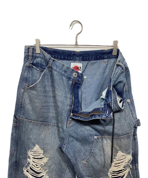 FR(13)NDS（フレンズ）FR(13)NDS (フレンズ) Double Knee Pants 25S-PTL035-RF インディゴ サイズ:Lの古着・服飾アイテム
