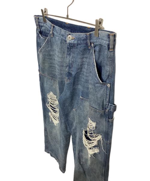 FR(13)NDS（フレンズ）FR(13)NDS (フレンズ) Double Knee Pants 25S-PTL035-RF インディゴ サイズ:Lの古着・服飾アイテム