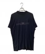 BALENCIAGAバレンシアガ）の古着「Inside Out LOGO T-Shirts 787358」｜ブラック
