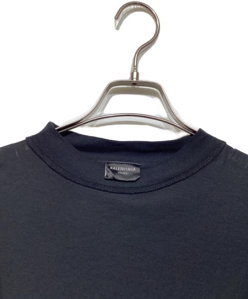 BALENCIAGA（バレンシアガ）BALENCIAGA (バレンシアガ) Inside Out LOGO T-Shirts 787358 ブラック サイズ:Lの古着・服飾アイテム