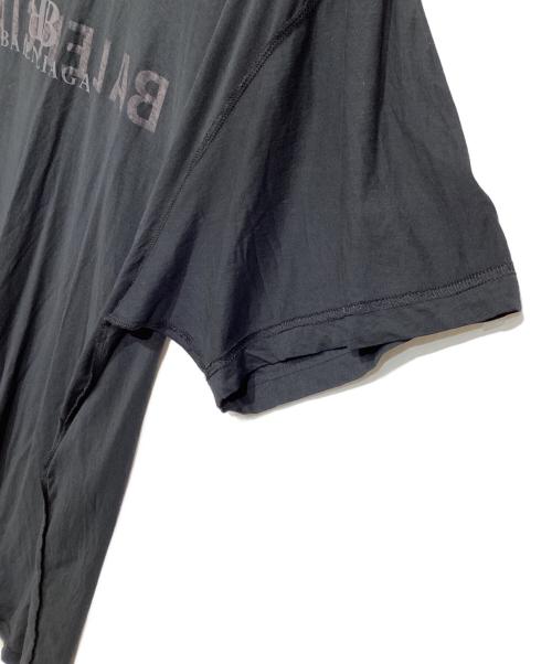 BALENCIAGA（バレンシアガ）BALENCIAGA (バレンシアガ) Inside Out LOGO T-Shirts 787358 ブラック サイズ:Lの古着・服飾アイテム