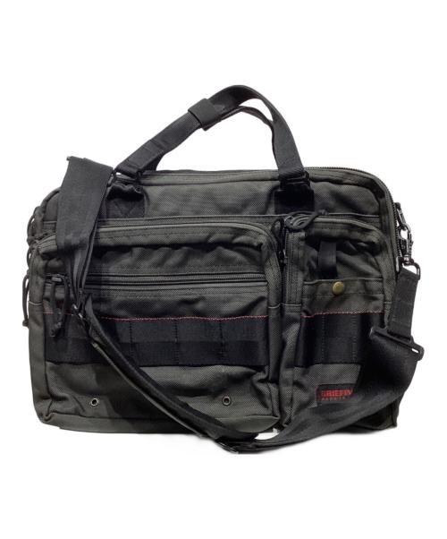 BRIEFING（ブリーフィング）BRIEFING (ブリーフィング) TOMORROW LAND (トゥモローランド) B4ライナー  ビジネスバッグ グレーの古着・服飾アイテム