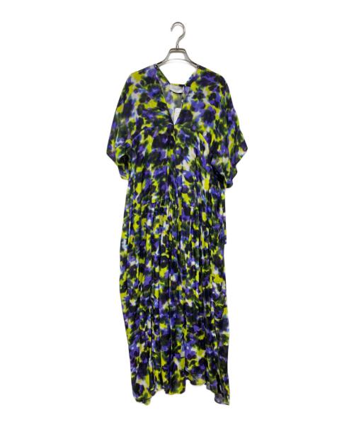 christian wijnants（クリスチャン ワイナンツ）christian wijnants (クリスチャン ワイナンツ) シルク総柄ワンピース パープル サイズ:34の古着・服飾アイテム