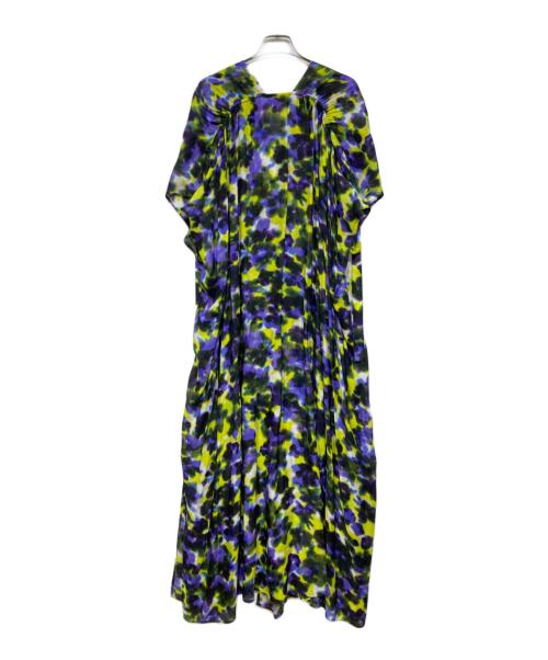 christian wijnants（クリスチャン ワイナンツ）christian wijnants (クリスチャン ワイナンツ) シルク総柄ワンピース パープル サイズ:34の古着・服飾アイテム