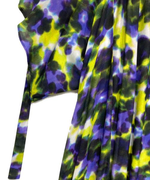 christian wijnants（クリスチャン ワイナンツ）christian wijnants (クリスチャン ワイナンツ) シルク総柄ワンピース パープル サイズ:34の古着・服飾アイテム