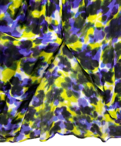 christian wijnants（クリスチャン ワイナンツ）christian wijnants (クリスチャン ワイナンツ) シルク総柄ワンピース パープル サイズ:34の古着・服飾アイテム