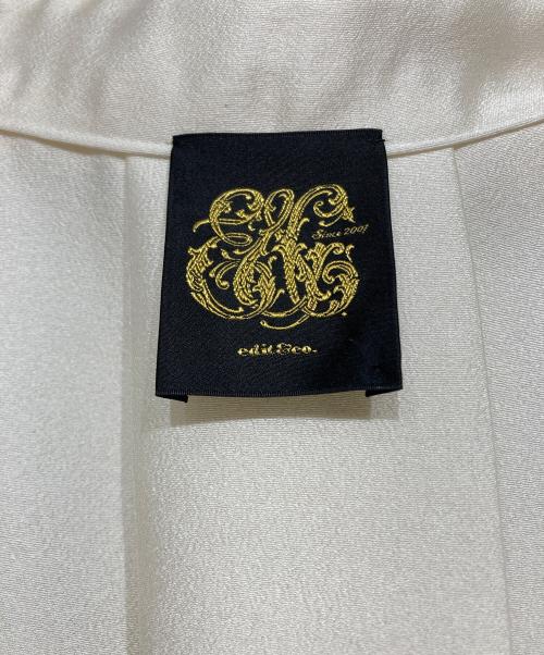 EDIT&CO（エディットアンドコー）EDIT&CO (エディットアンドコー) Organdie Double cross shirts Dress(オーガンジー ダブル クロス シャツ ドレス) ホワイト サイズ:1の古着・服飾アイテム