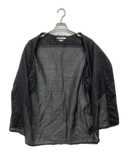 BLURHMS（ブラームス）BLURHMS (ブラームス) 24SS Square Dot Open-collar Shirt ブラック サイズ:3の古着・服飾アイテム