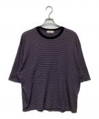 POLYPLOIDポリプロイド）の古着「ボーダーTシャツ　10-B-08」｜ネイビー