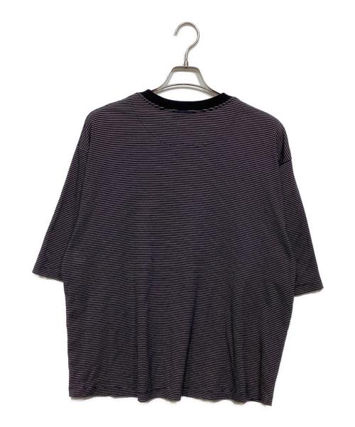 POLYPLOID（ポリプロイド）POLYPLOID (ポリプロイド) ボーダーTシャツ　10-B-08 ネイビー サイズ:3の古着・服飾アイテム